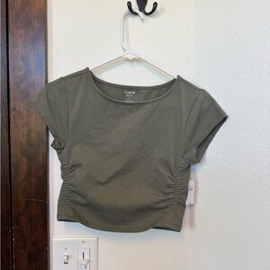 Olive Green Old Navy Workout Top